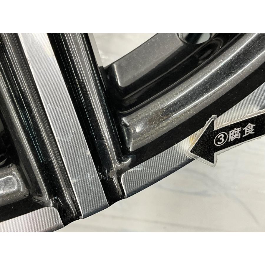 中古アルミホイール 4本セット 17×7J +38 5穴 PCD114.3 17インチ SMACK 