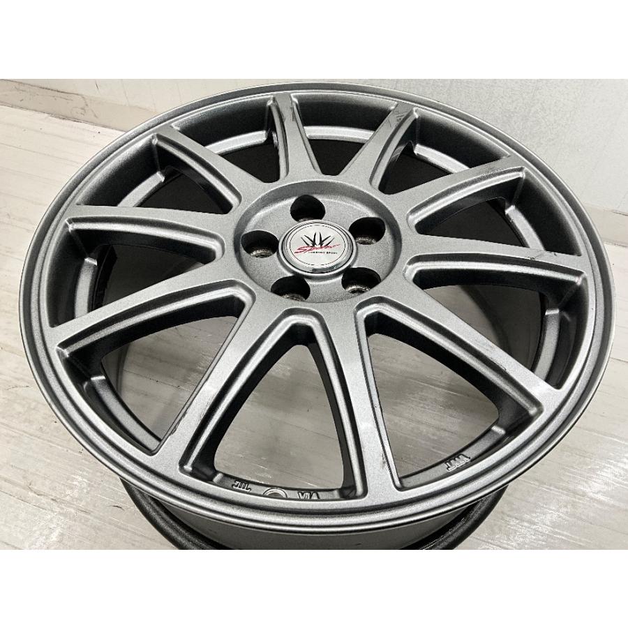 中古アルミホイール 4本セット 17×7J +48 5穴 PCD100 17インチ LOXARNY 