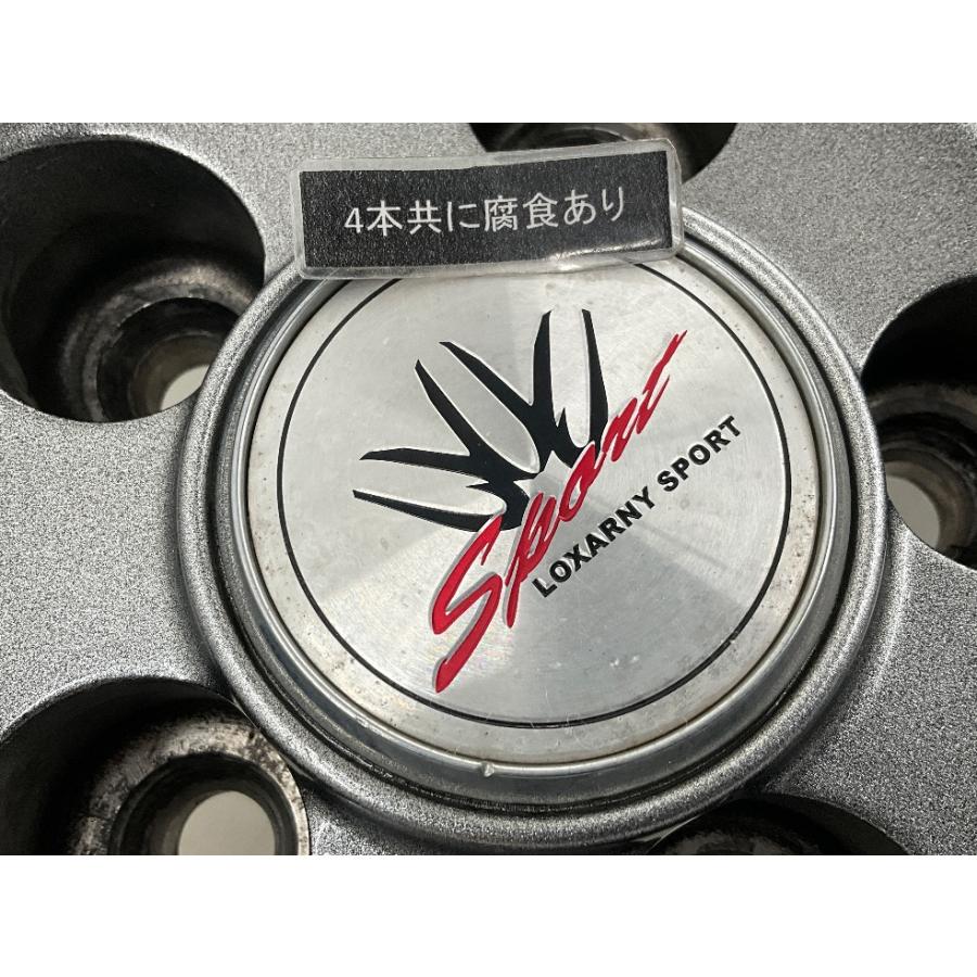 中古アルミホイール 4本セット 17×7J +48 5穴 PCD100 17インチ LOXARNY 