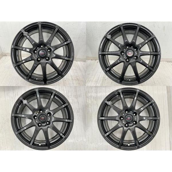 中古アルミホイール 4本セット 17×7J +38 5穴 PCD114.3 17インチ 