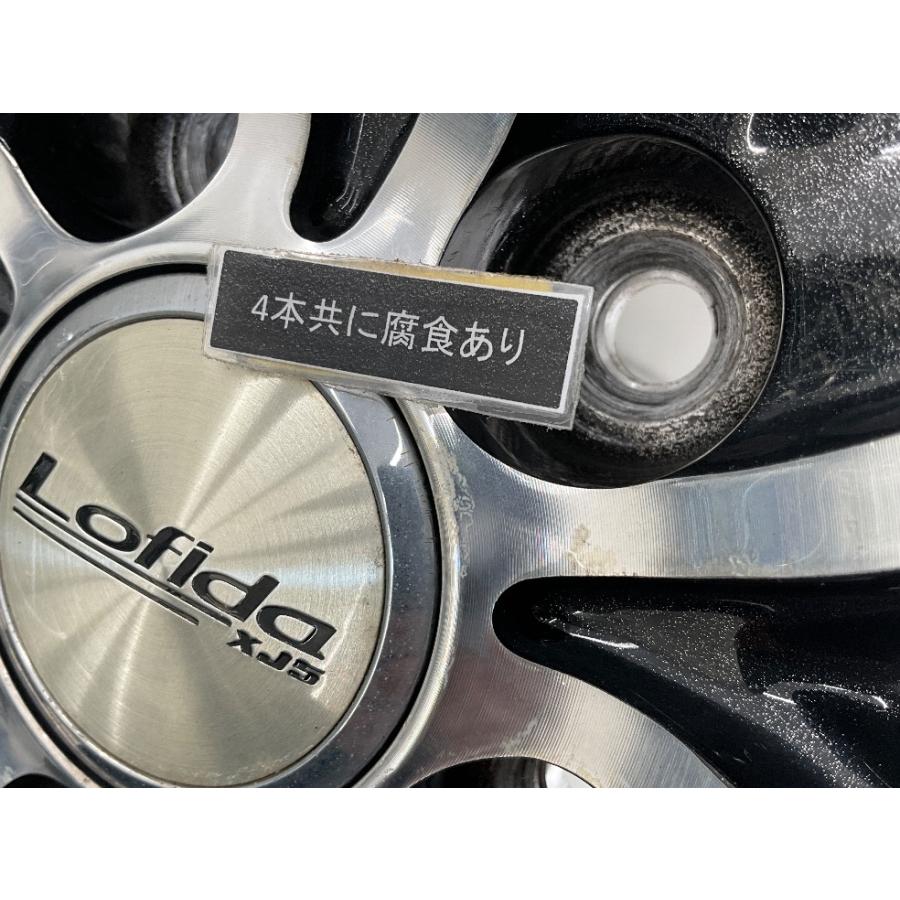 中古アルミホイール 4本セット 17×7J +50 5穴 PCD100 17インチ LOFIDA
