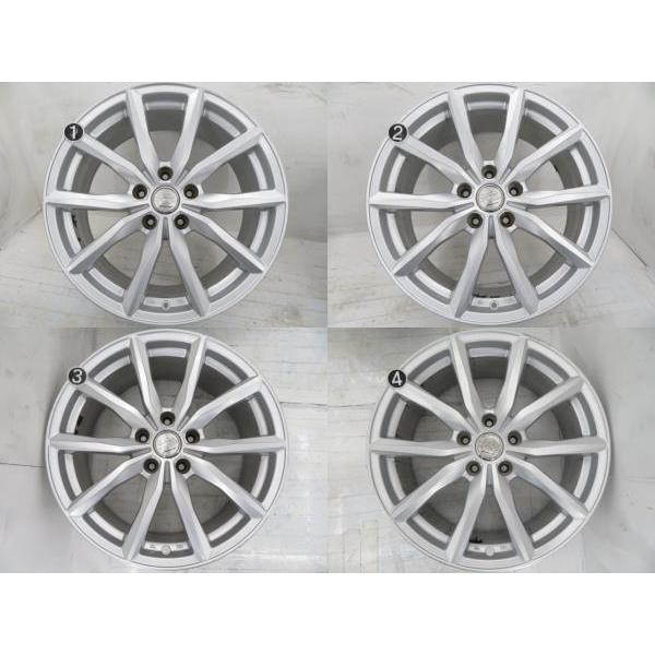 中古アルミホイール 4本セット 18インチ 18x8J +45 5穴 PCD114.3 