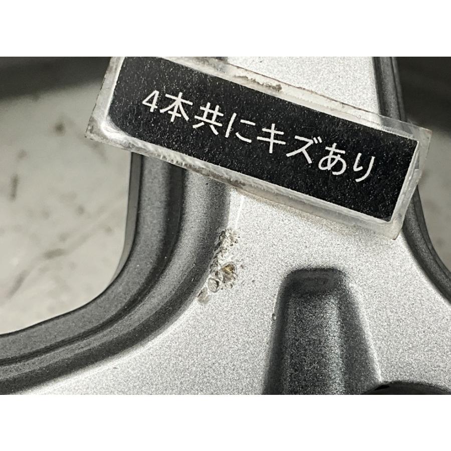 中古アルミホイール 4本セット 18×7J +53 5穴 PCD114.3 18インチ GRASS