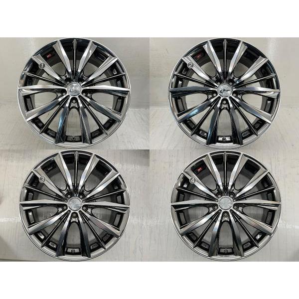 中古アルミホイール 4本セット 18×7J +47 5穴 PCD100 18インチ weds