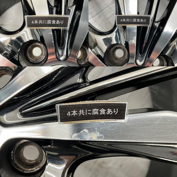 中古アルミホイール 4本セット 18×7J +47 5穴 PCD100 18インチ weds