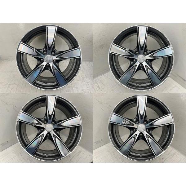 中古アルミホイール 4本セット 18×8J +42 5穴 PCD114.3 18インチ