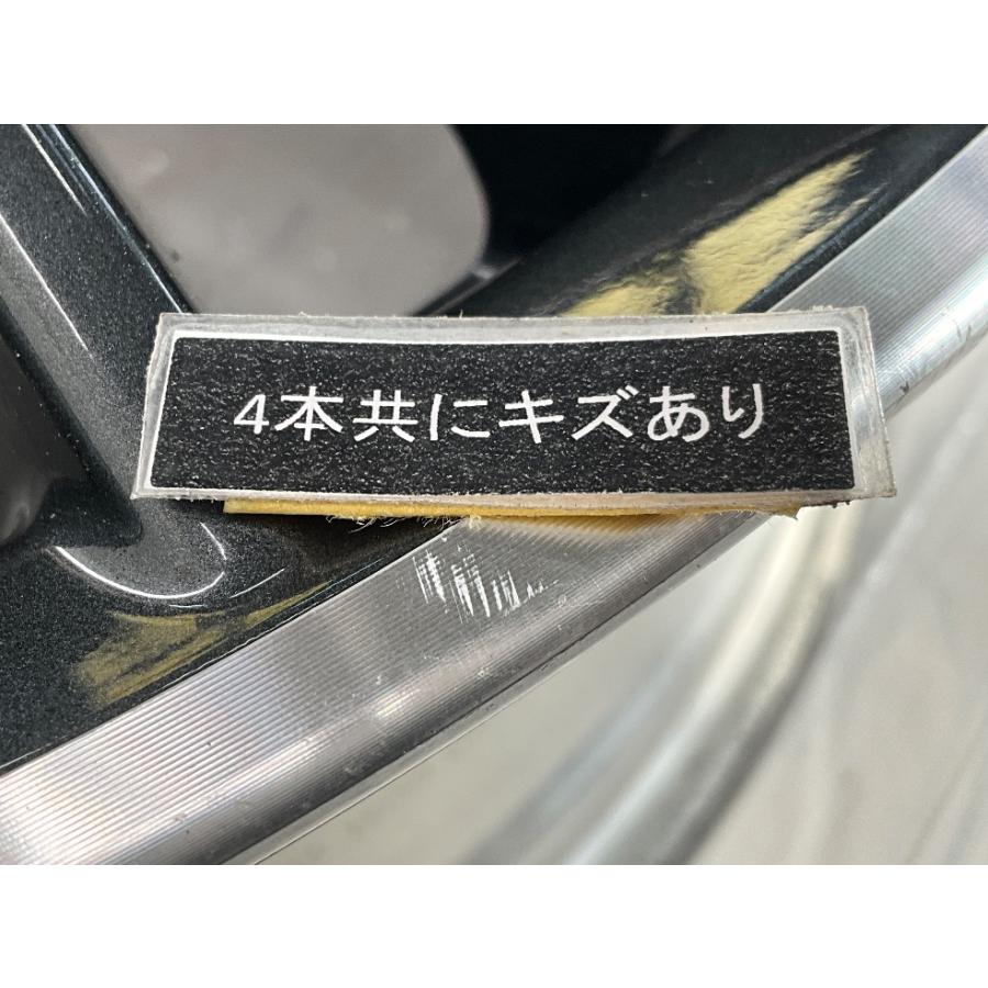 日産（NISSAN） 中古アルミホイール 4本セット 18×7J +45 5穴 PCD114.3 