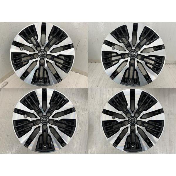 中古アルミホイール 4本セット 18×7.5J +45 5穴 PCD114.3 18インチ トヨタ純正   c3161_2