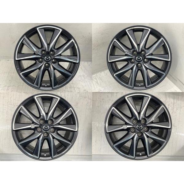 マツダ（Mazda） 中古アルミホイール 4本セット 19×7J +45 5穴 PCD114
