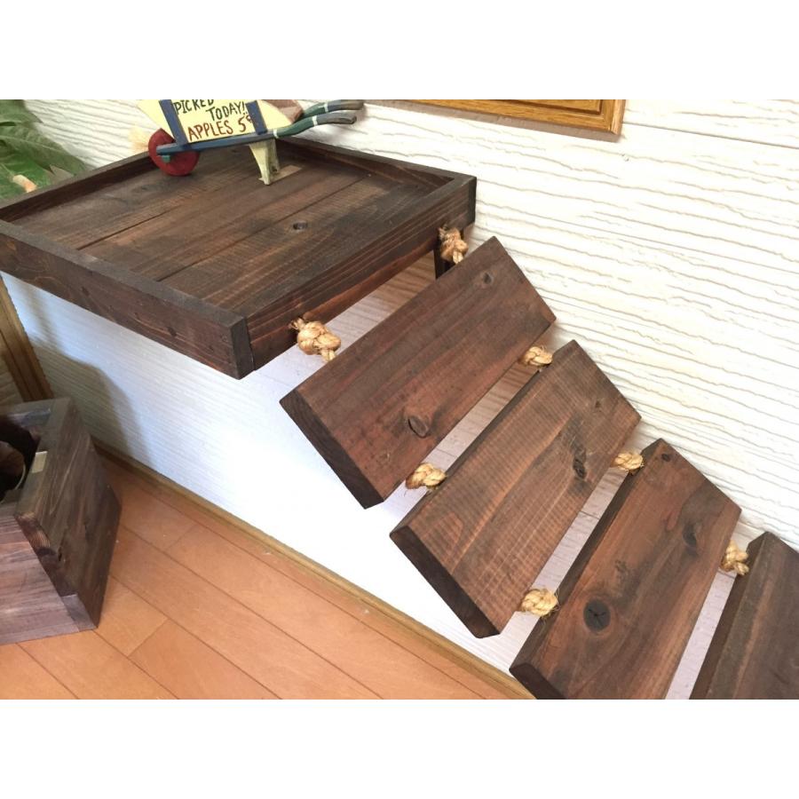 木製 ネコ用 吊り橋 キャットウォーク　セミオーダー 