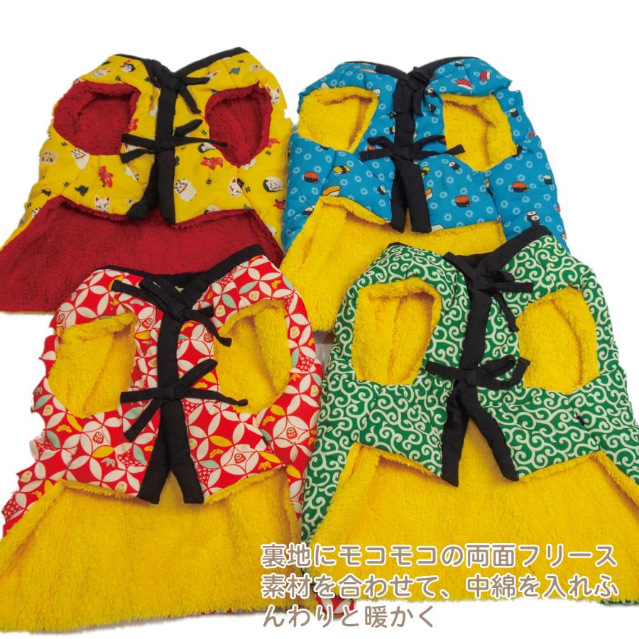 iDog 犬 冬服 柴犬 服 中型犬 小型犬 犬用品 防寒 軽量 ふんわり