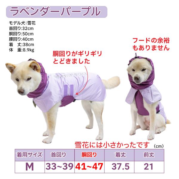 iDog 犬 レインコート 柴犬 中型犬 犬用レインコート 犬服 豆柴 完全