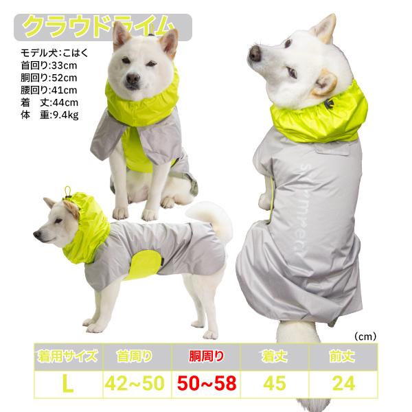 iDog 犬 レインコート 柴犬 中型犬 犬用レインコート 犬服 豆柴 完全