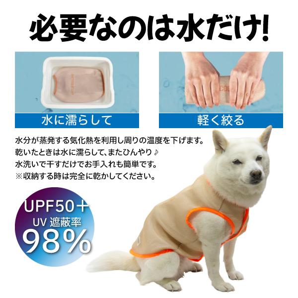 iDog 犬 服 柴犬 夏用 クールウェア 暑さ対策 抗菌 消臭 犬服 タンク