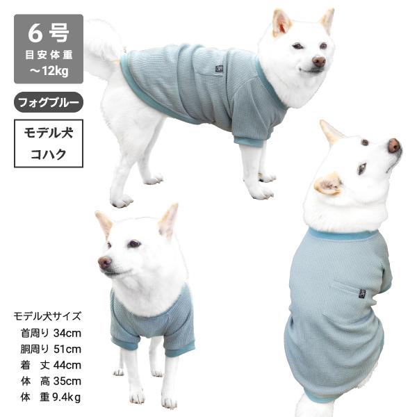 犬 服 柴犬 犬服 犬の服 Tシャツ 薄手 中型犬 犬用品 春夏秋冬 オールシーズン デイリーサーマルトップ 6号 〜12kg 大きいサイズ