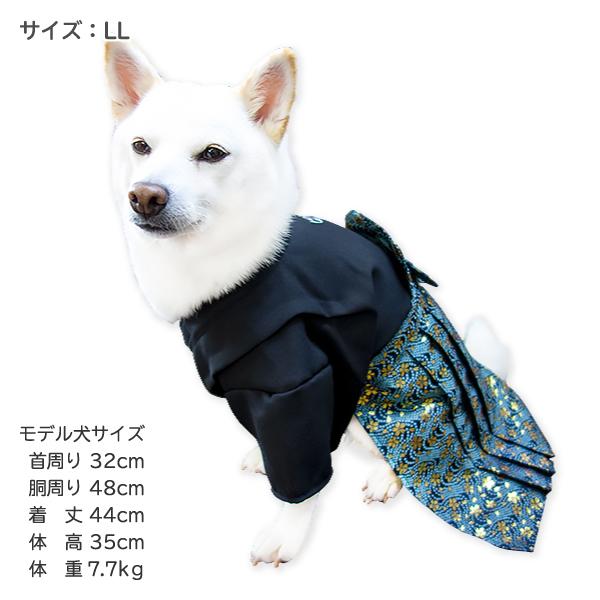 犬服 着物 柴犬 豆柴 中型犬 愛犬用袴 西陣織 金襴 男の子 One歩オリジナル 高級袴 小桜 お正月や結婚式等お祝い事に T H001 柴犬の服屋さん One歩 通販 Yahoo ショッピング