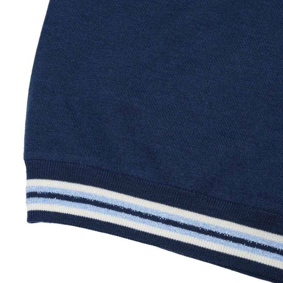 ZOY ゾーイ メンズ ネイビー クルーネックセーター 防風地付き Mサイズ