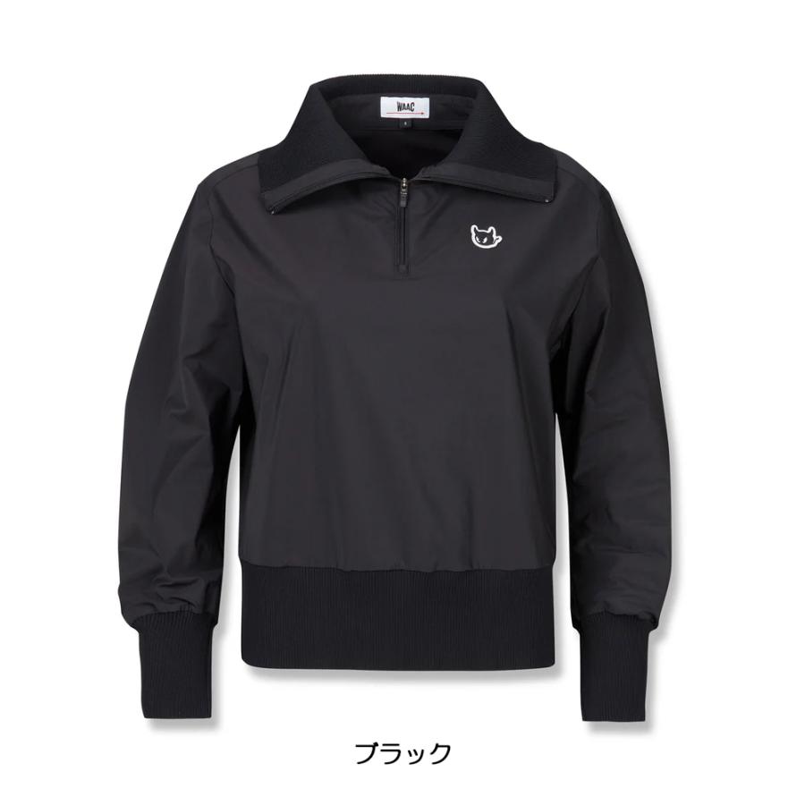 WAAC ワック WAAC WOMENS トリコットタフタハーフジップ 072254065