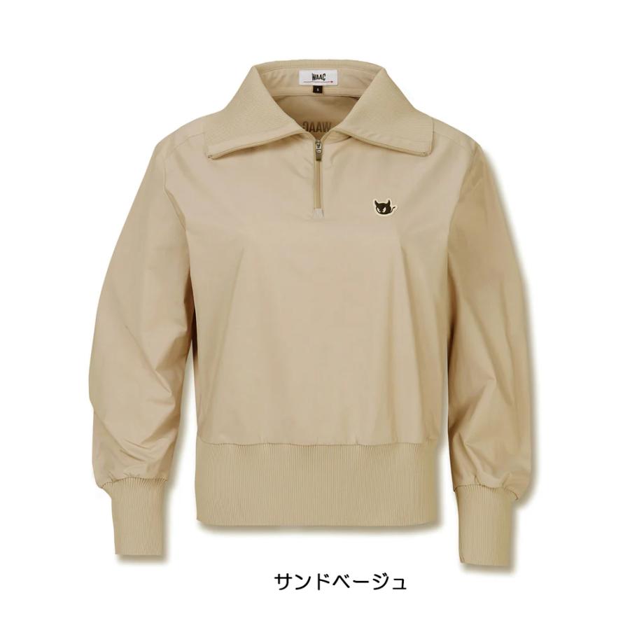 WAAC ワック WAAC WOMENS トリコットタフタハーフジップ 072254065