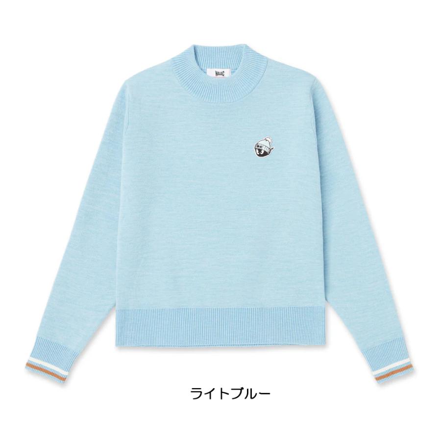 WAAC ワック WAAC WOMENS ダブルフェイス スウェットライクニット プル