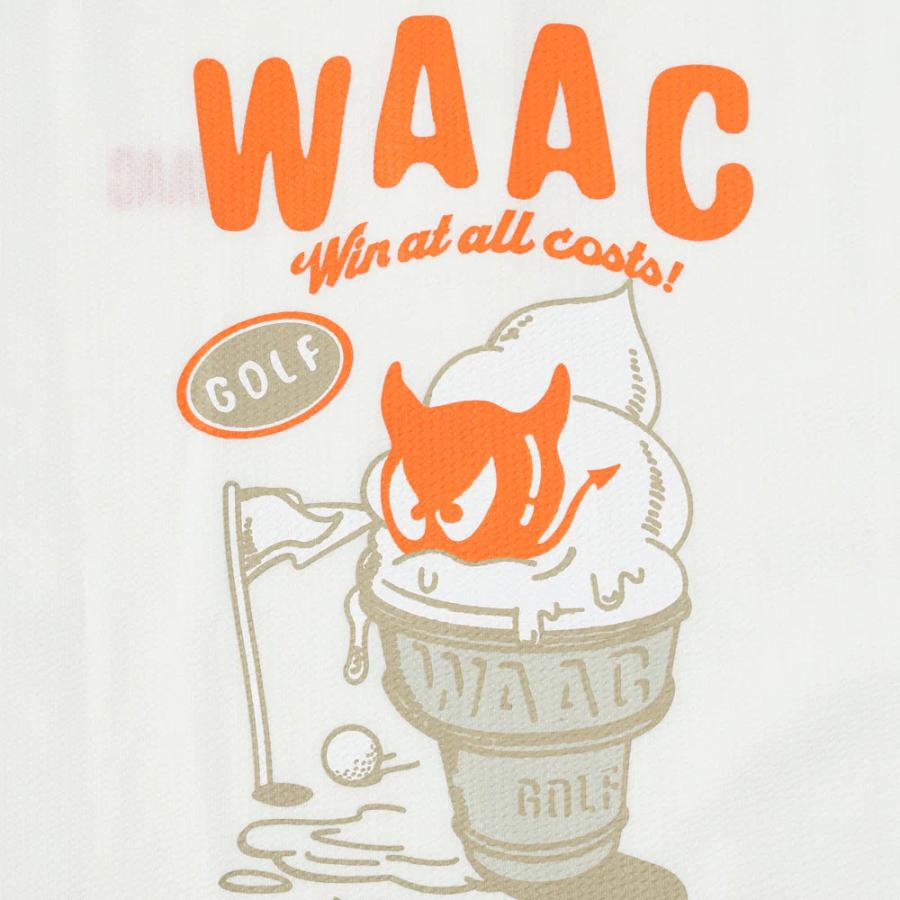 WAAC ワック WAAC MEN シアサッカー ポロシャツ 072262040 : ゴルフ