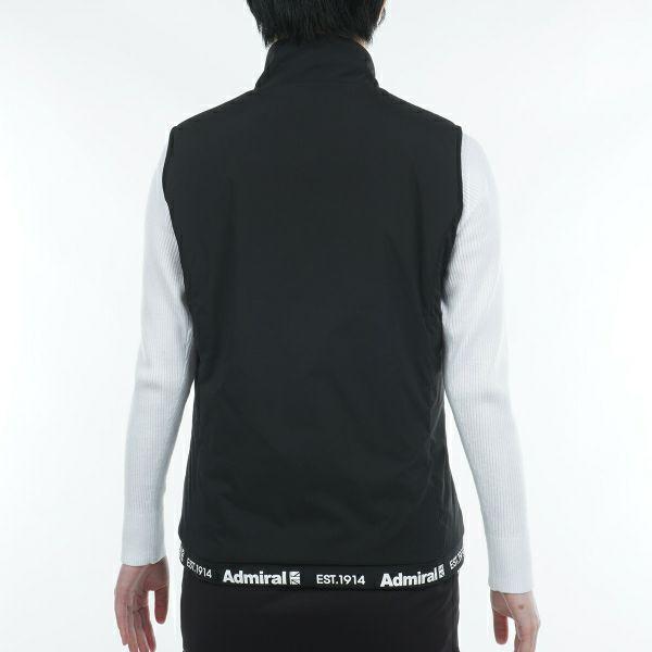 Admiral レディース フリースコンビリバーシブルベストブラック