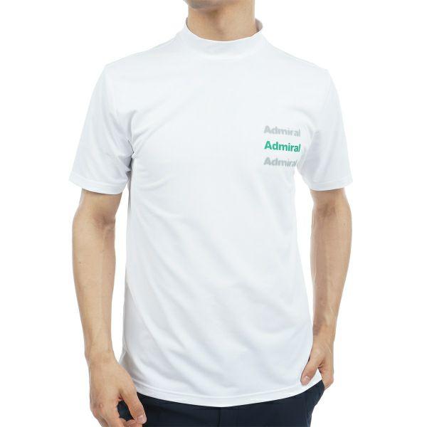 アドミラル  Admiral  2023年春夏　メンズ  ゴルフ  バックロゴ モックネックシャツ   ADMA309 | Admiral Golf | 01