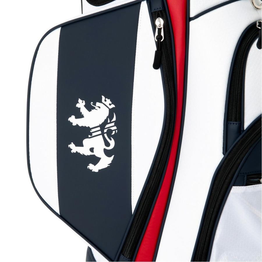 Admiral スタンド キャディバック ホワイト/レッド Admiral Golf（アドミラルゴルフ） アドミラル Admiral ゴルフ