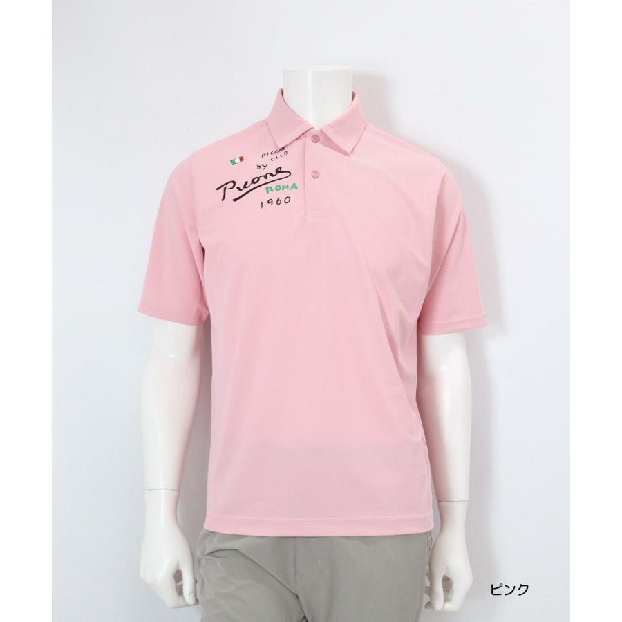 ゴルフウェアPicone club ポロシャツ Picone CLUB（ピッコーネクラブ） ゴルフ メンズ 速乾プリント