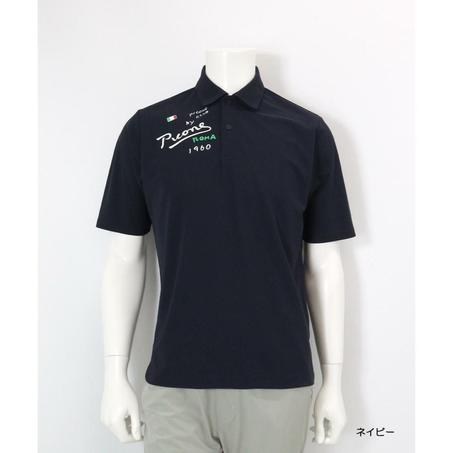 ゴルフウェアPicone club ポロシャツ Picone CLUB（ピッコーネクラブ） ゴルフ メンズ 速乾プリント