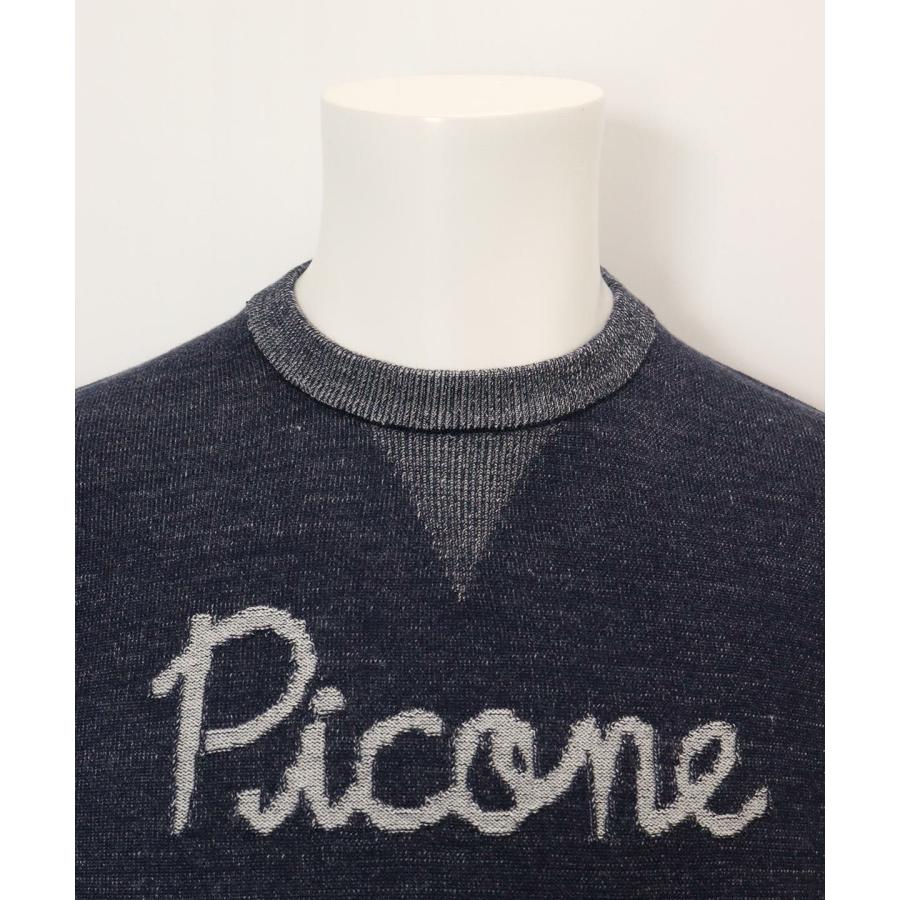 新品未使用Picone CLUBロゴ入りトレーナー風クルーセーター１号 Picone CLUB（ピッコーネクラブ） PICONE CLUBゴルフ メンズ ウール混