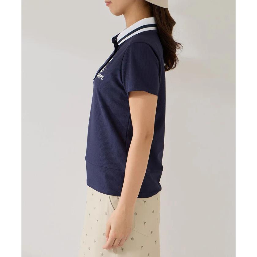 ジュンアンドロぺ【JUN＆ROPE】 ハイテンションサッカー 半袖 配色ポロ / UV ERM26050_9