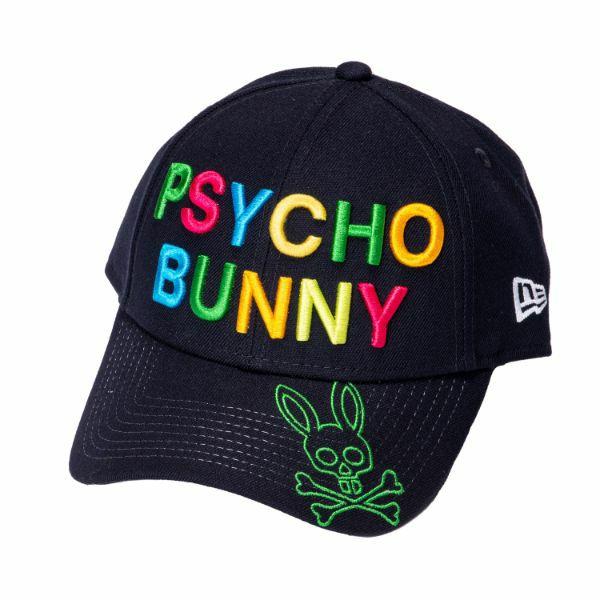 サイコバニー Psycho Bunny  2023年春夏  ゴルフ  キャップ NEW ERA コラボ  PBMG301F｜onepoint｜03