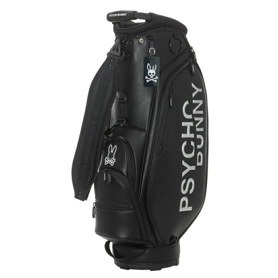 サイコバニー ゴルフ PBMG5FC2 MONOTONE EDITION カート キャディバッグ【即納】 Psycho Bunny（サイコバニー） ゴルフ カートキャディバッグ MONOTONE