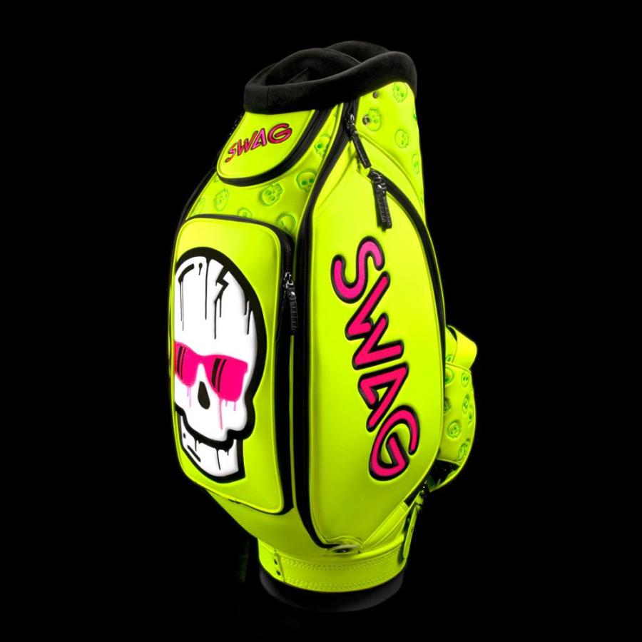 スワッグゴルフ SWAGGOLF ゴルフ SWAG×VESSEL ツアースタッフバッグ スカル ヘッドカバー4点セット 世界25セット限定