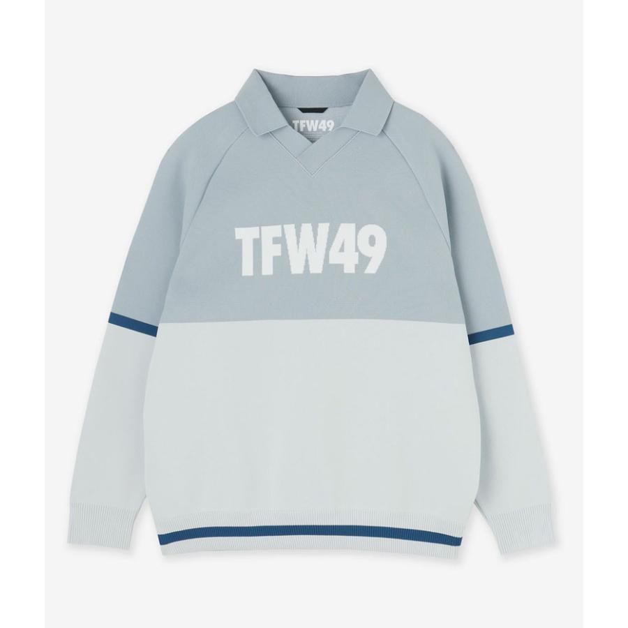 新品未使用　TFW49 長袖　ニット　サイズS TFW49 ゴルフ メンズ スニードジャック プルオーバー リバーシブル