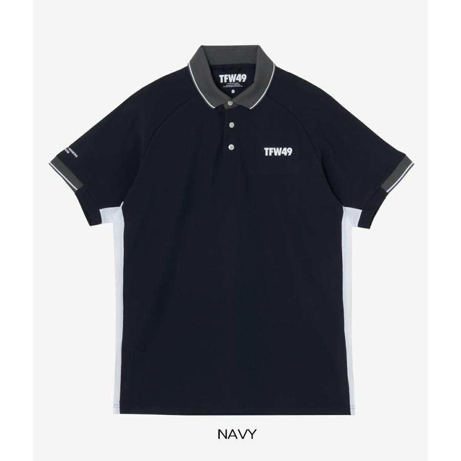 TFW49 ティーエフダブリュ49 メンズ LINE SLEEVE POLO ライン