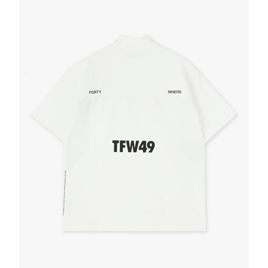 新品☆TFW49☆MOCKNECK T SHIRT TFW49 - HALF MOCKNECK TEE | モックネックシャツ | S.ブルー