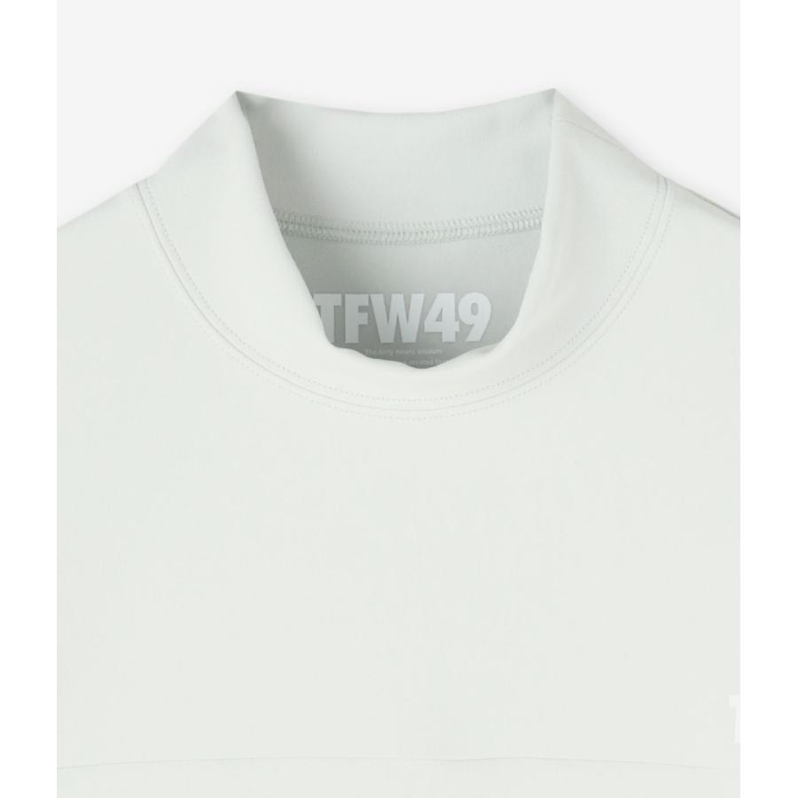 TFW49 ホワイト モックネック サイズ4 Yahoo!オークション - TFW49 モックネック Tシャツ ホワイト 4
