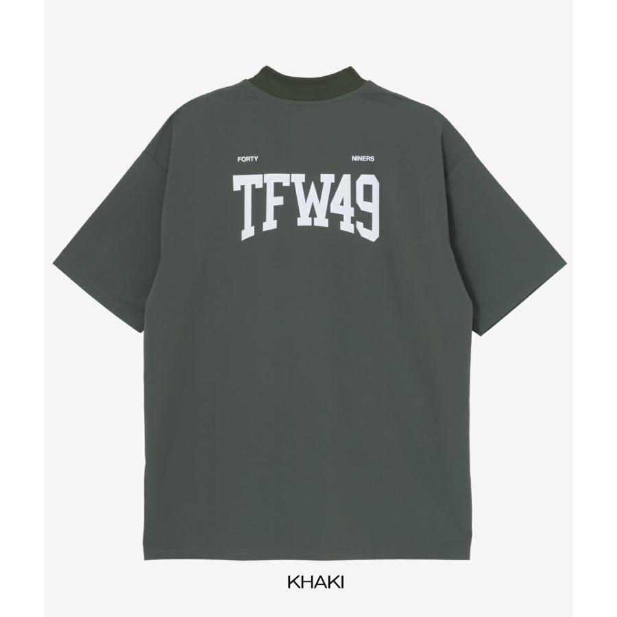 新品未使用タグ付き　TFW49 モックネック　Tシャツ ブラック　L ゴルフ TFW49 モックネック Tシャツ ブラック L ゴルフ junhashimoto｜Yahoo