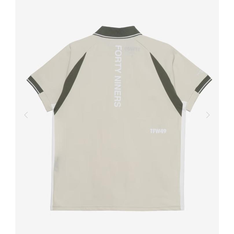 ティーエフダブリュ４９ TFW49  メンズ  LINE SLEEVE POLO ポロシャツ  T102610024の画像