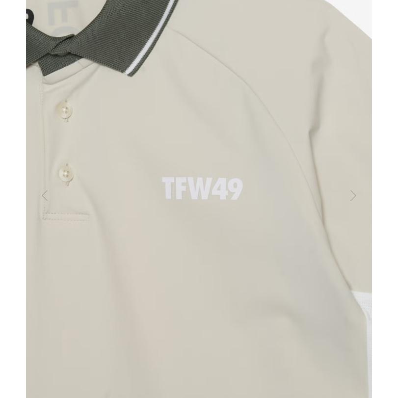 ティーエフダブリュ４９ TFW49  メンズ  LINE SLEEVE POLO ポロシャツ  T102610024の画像