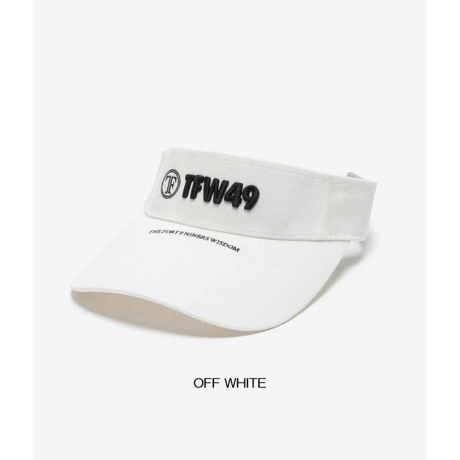 TFW49 ティーエフダブリュ49 TAFFETA SUN VISOR サンバイザー