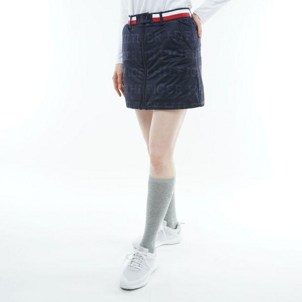 【新品】トミーヒルフィガー　中綿リバーシブルスカート　新品　sizeL 新品】トミーヒルフィガー 中綿リバーシブルスカート 新品 sizeL 防風