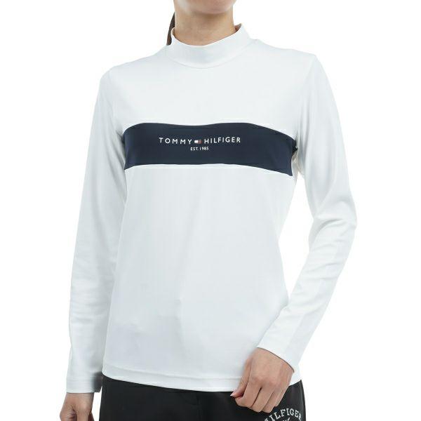 トミーヒルフィガー TOMMY HILFIGER レディース ゴルフ   モックネック　長袖シャツ　THLA461 | TOMMY HILFIGER | 01