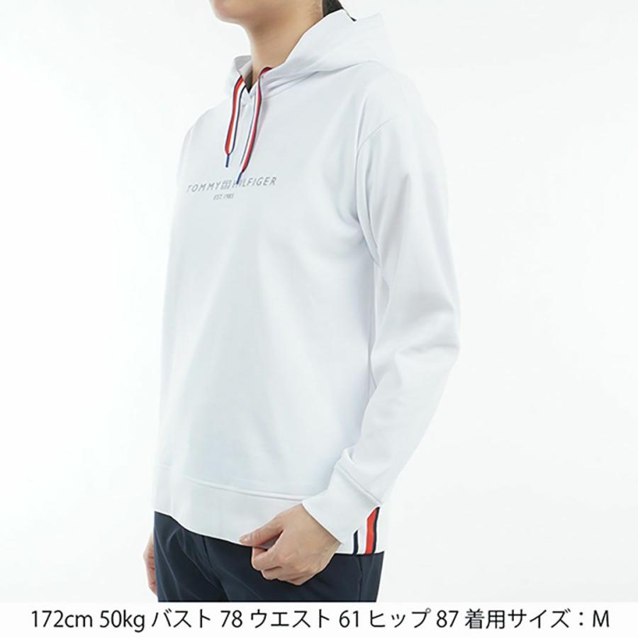 トミーヒルフィガー TOMMY HILFIGER レディース ゴルフ  フロントロゴ フーディーパーカ THLA509 | TOMMY HILFIGER | 01