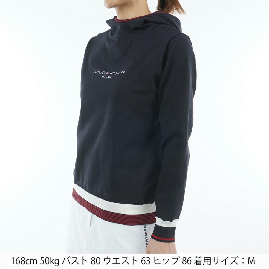 トミーヒルフィガー TOMMY HILFIGER レディース ゴルフ  フロントロゴ フーディー ニット THLA564 | TOMMY HILFIGER | 04