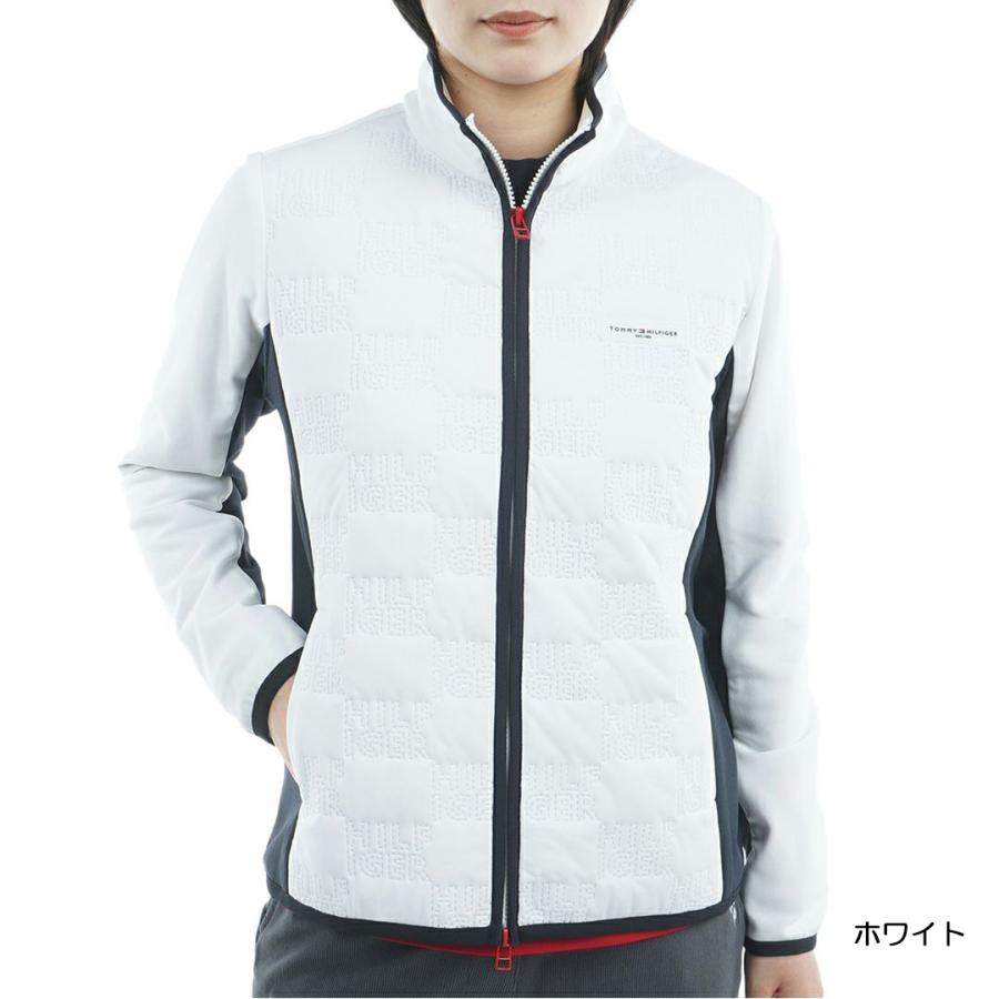 トミーヒルフィガー TOMMY HILFIGER レディース ゴルフ ロゴキルト パテッドジャケット THLA586 | TOMMY HILFIGER