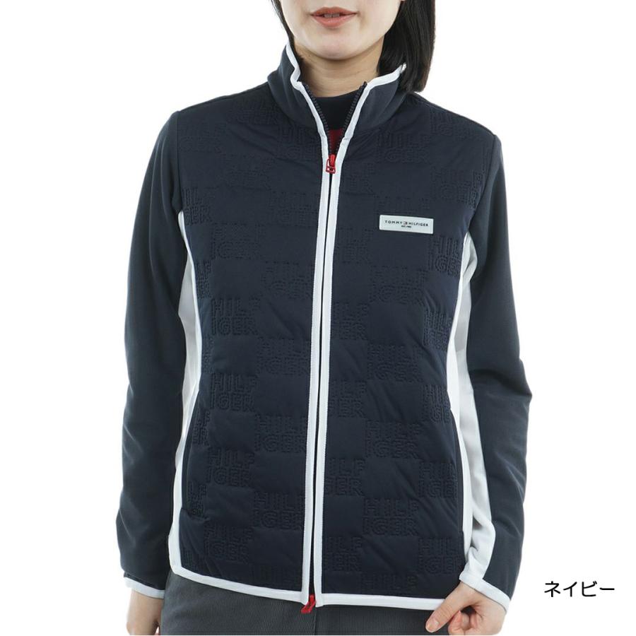 トミーヒルフィガー TOMMY HILFIGER レディース ゴルフ ロゴキルト パテッドジャケット THLA586 | TOMMY HILFIGER | 03