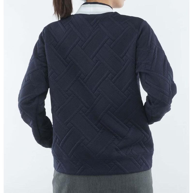 トミーヒルフィガー TOMMY HILFIGER レディース ゴルフ  キルトジャカード モックスウェット THLA666 | TOMMY HILFIGER | 02